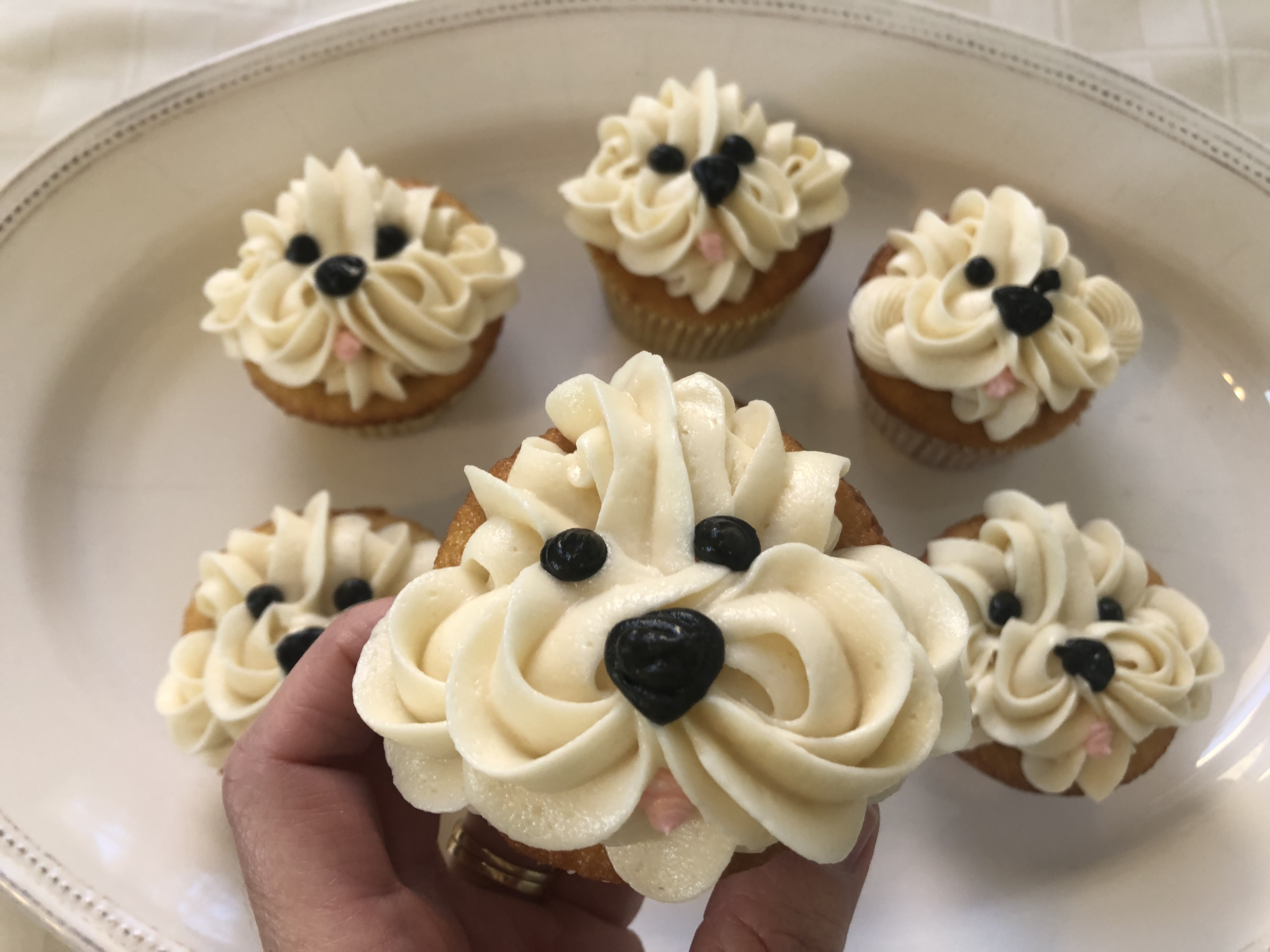 Easy Dog Cupcakes Tutorial with Step-by-Step pictures!